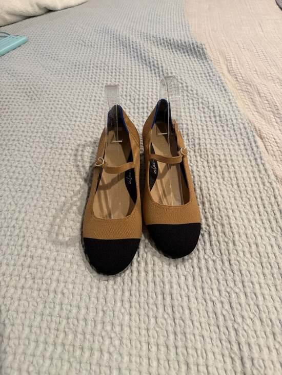Rothy's Shoes - Rothy's The Mary Jane Heel in Wren Captoe